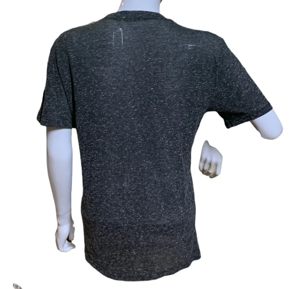 Marine Layer foggy letters graphic tee in charcoal